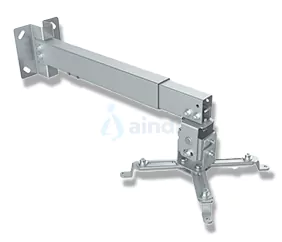 Manhattan Soporte Proyector Montaje Techo/Pared Movimiento Articulado Color Plata 461191