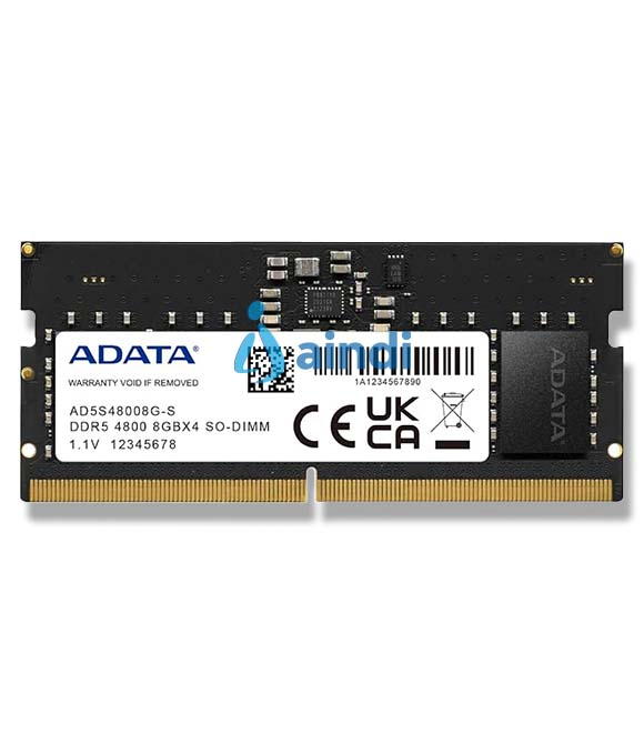 Memoria RAM ADATA AD5S48008G-S - 8GB DDR5 4800MHz SO-DIMM