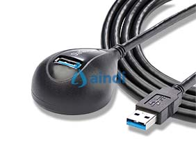 StarTech.com USB3SEXT5DKB Cable de extensión USB 3.0 de 1.5 m
