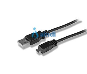 Cable Adaptador de 30cm USB A Macho a Micro USB B Macho de Teléfono Móvil Smartphone