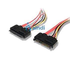 StarTech.com SATA22PEXT Cable de 30 cm de extensión SATA de 22 pines - SATA macho a SATA hembra