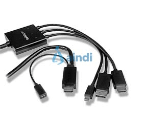 Cable Conversor HDMI, DisplayPort o Mini DisplayPort a HDMI de 2m - Adaptador DP y Mini DP