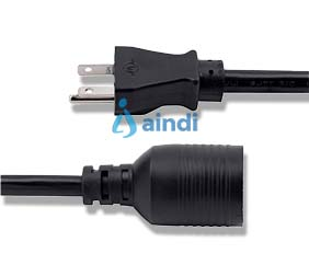 StarTech.com PAC520PLR1 Cable de extensión de alimentación de 30 cm para servicio pesado