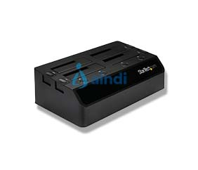 Base de Acoplamiento USB 3.0 de 4 Bahías SATA - Docking Station USB de Discos Duros o SSD SATA III de 2,5/3,5" - de Intercambio en Caliente - Carga Superior