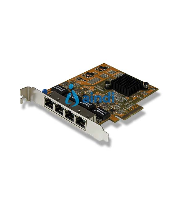 Tarjeta de Red PCI Express Ethernet Gigabit con 4 Puertos RJ45