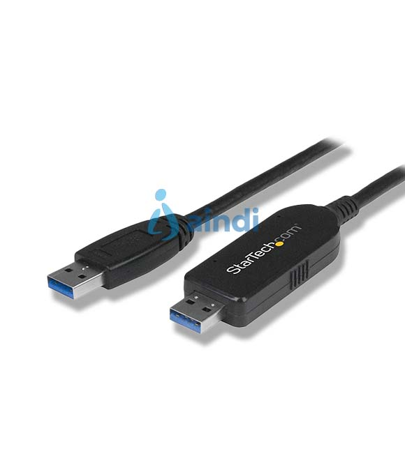 Cable de 1,8m de Transferencia de Datos USB 3.0 para Ordenadores Mac y Windows - Cable de Transferencia de Ficheros de PC