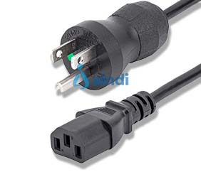 PXTMG10110 cable de transmisión Negro 3 m NEMA 5-15P C13 acoplador