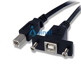 StarTech.com Cable USB de Montaje en Panel USB B a USB B de 30cm - Hembra a Macho