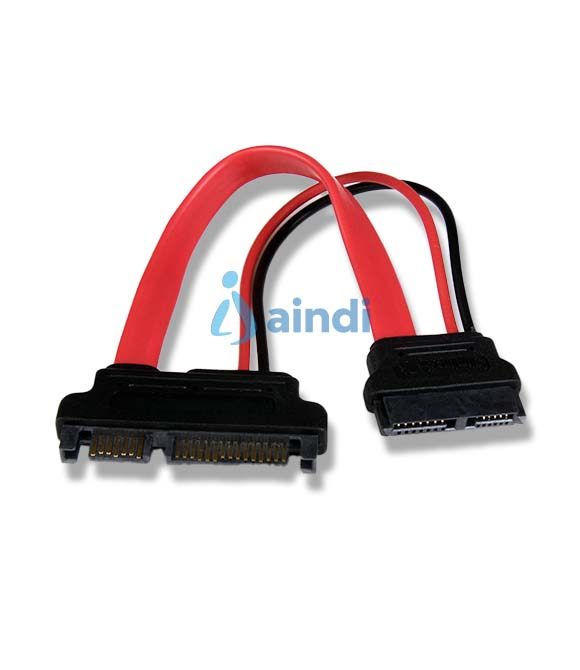 Adaptador Cable SATA Slimline a SATA con Alimentación de 15 cm - Hembra a Macho de StarTech.com