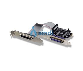 Adaptador Tarjeta PCI-Express PCIe Paralelo de 2 Puertos DB25 IEEE1284 - SPP, EPP, ECP Bracket Profile Bajo - StarTech.com