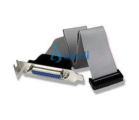 StarTech.com Adaptador de 40cm Header Cabezal Bracket Paralelo Perfil Bajo DB25 a IDC26 Pines Placa Base