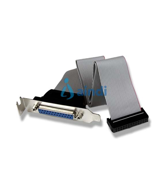 StarTech.com Adaptador de 40cm Header Cabezal Bracket Paralelo Perfil Bajo DB25 a IDC26 Pines Placa Base