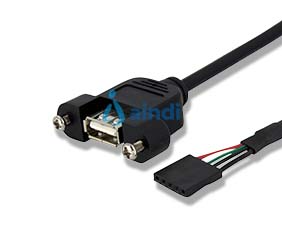 StarTech.com USBPNLAFHD3 cable USB 2.0 de 91 cm montaje en cable USBPNLAFHD3