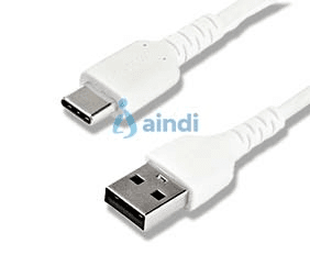 StarTech.com Cable de 1m de Carga USB C - de Carga Rápida y Sincronización USB 2.0 Tipo C a USB C para Portátiles - Revestimiento TPE de Fibra de Aramida M/M 60W Blanco - iPad Pro Surface