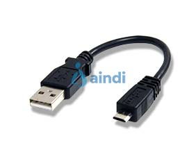 StarTech.com Cable Adaptador de 15cm USB A Macho a Micro USB B Macho para Teléfono Móvil Carga y Datos - Negro