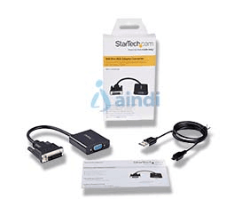 StarTech.com DVI2VGAE Adaptador convertidor activo de video DVI-D a VGA, 1080p, 1920x1200