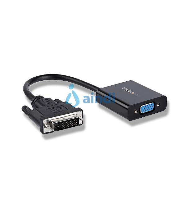 Adaptador Conversor Activo de Vídeo DVI-D a VGA - Soporta Resolución 1080p (1920x1200) - Cable de Conexión