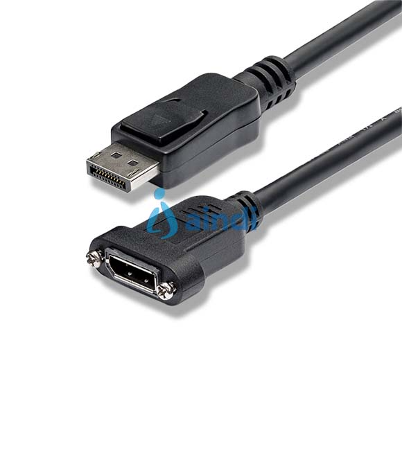 StarTech.com Cable de 91cm DisplayPort de Montaje en Panel - Extensión 4K x 2K - DisplayPort 1.2 Macho a Hembra para Monitor