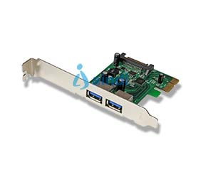 StarTech.com PEXUSB3S24 Tarjeta PCI Express 2 Puertos USB 3.0 5Gbps SuperSpeed con UASP y Alimentación SATA