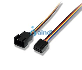 StarTech.com Cable Extensor 0,3m PWM 4 Pines Alimentación Ventilador Fan Placa Base Macho a Hembra