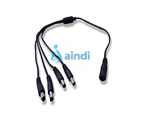 SAXXON PSU1204EPAQ2 Fuente de Poder Regulada 12 Vcc 4.1 A con Divisor para 4 Cámaras | Product Key: PSU1204EPAQ2