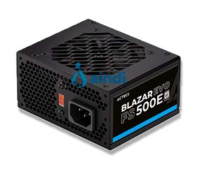 ACTECK Blazar Evo FS500E Advanced Series 500W Slim ES-05002E Fuente de poder para gabinetes compactos KENDAL BERN ATOM BROOK