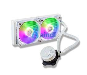 DISIPADOR DE ENFRIAMIENTO LIQUIDO COOLER MASTER MASTERLIQUID ML240L V2 /BLANCO/2 X 120MM/RGB / GAMER