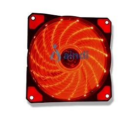 Ventilador para Gabinete Naceb Gaming NA-0920R | Negro/Rojo | 1200 RPM | NA-0920R