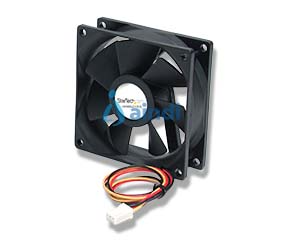 StarTech.com Ventilador de Repuesto para Disipador de Procesador o Caja Chasis PC - 80mmx25mm - TX3. Tipo: Ventilador, Diámetro de ventilador: 8 cm, V