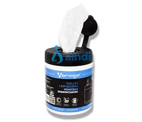 Vorago CLN-107 Toallas Húmedas Desinfectantes Bote 30 Pzas | Product Key: CLN-107