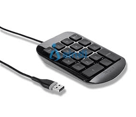 Teclado numerico alambrico usb 3ft plug and play windows/mac