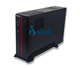 Gabinete EVOTEC Viena Slim EV-1011 m-ATX Negro 600 W