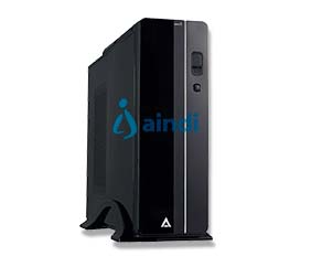 GABINETE ACTECK BERN GS460 Micro Torre Slim Micro ATX Mini ITX Fuente SFX 500 W Full Metal Negro GAPC-301
