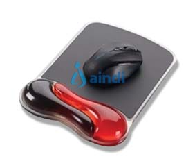 Kensington Duo Gel Alfombrilla para Ratón y Reposamuñecas Rojo Negro P5116 K62402AM