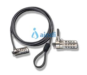TARGUS ASP61LA Candado de Seguridad de Combinación Negro Acero 1,5 m para Notebooks | ASP61LA