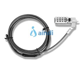 Targus DEFCON cable antirrobo Negro, Acero inoxidable 2 m