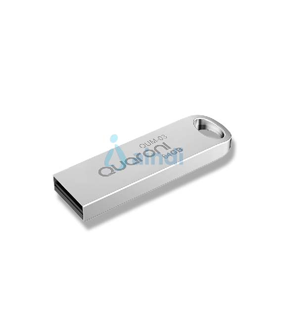 MEMORIA QUARONI 64GB USB METALICA USB 2.0 COMPATIBLE CON ANDROID/WINDOWS/MAC