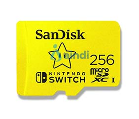 SanDisk Memoria microSDXC 256GB Nintendo Switch 100MB/s 4K U3 V30 SDSQXAO-256G-GNCZN