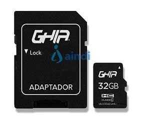 Memoria Ghia GAC-172 32 GB Micro SD Clase 10 de Alto Rendimiento