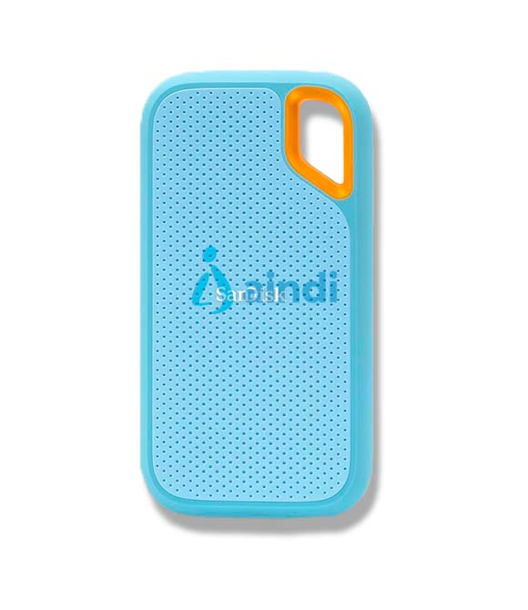 UNIDAD DE ESTADO SOLIDO SSD EXTERNO SANDISK EXTREME PORTABLE 2TB 2.5 USB 3.2 VELOCIDAD DE LECT.1050 MB/S ESCRIT.1000MB/S USO RUDO SDSSDE61-2T00-G25B