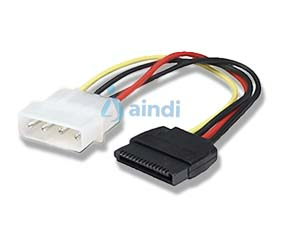 MANHATTAN 342766 Cable de Energía SATA, convierte conexión de alimentación Mólex a SATA | Product key 342766