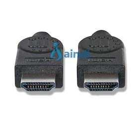 Manhattan Cable HDMI 1.3 M-M Alta Velocidad Blindado 10 m Negro 322539
