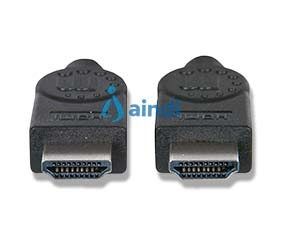 Manhattan Cable HDMI 1.3 M-M Alta Velocidad Blindado 22.5m Negro 308458