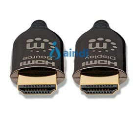 Manhattan 355445 Cable HDMI 2.0 fibra óptica M-M 50.0 m