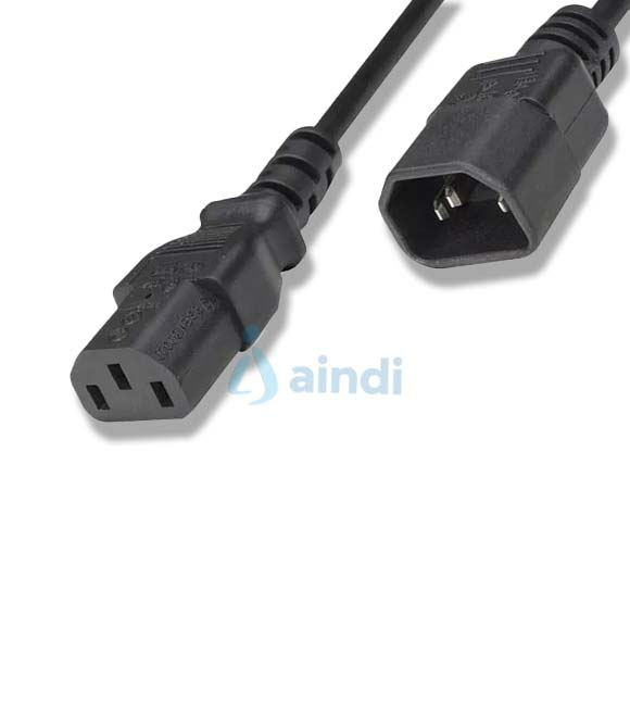 Cable Manhattan Alimentación Monitor a CPU 1.8m Color Negro