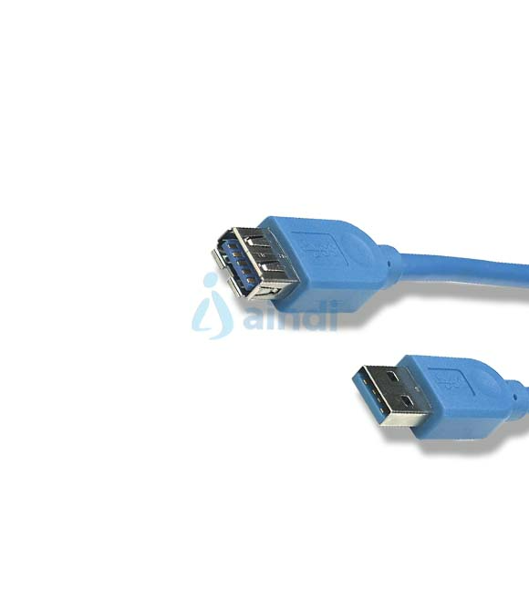 Cable de Extensión USB-A 3.0 Súper Velocidad Manhattan - 2m - Color Azul