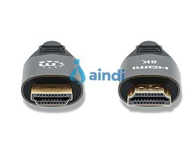 Manhattan Cable HDMI Certificado Ultra Alta Velocidad 8K a 60Hz/4K a 120Hz con Ethernet 3m - 355957
