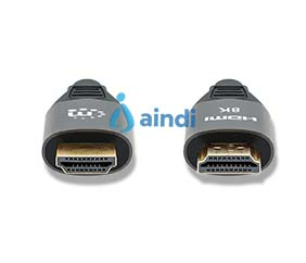 Manhattan Cable HDMI Certificado Ultra Alta Velocidad 8K a 60Hz/4K a 120Hz con Ethernet 1 m Negro 355933