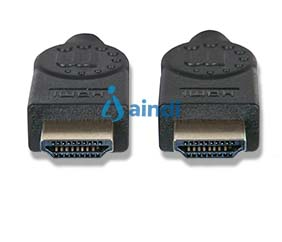 Manhattan Cable HDMI Alta Velocidad con Canal Ethernet Premium 5 m Negro 355360