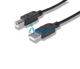 Manhattan 333382 Cable USB 2.0 A-B 3.0 m Negro